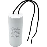 upmbzie CBB60 60uF 300V AC 2-Wire Motor Run Capacitor 50/60Hz for Air Compressor Blower HVAC and Motor Replacement