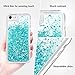Maxdara iPhone 6 6s 7 8 Case, iPhone 6 6s 7 8 Glitter Case with Screen Protector Girls Women Liquid Floating Bling Sparkle Luxury Pretty Protective Case for iPhone 6 6s 7 8 4.7 inches (Teal)