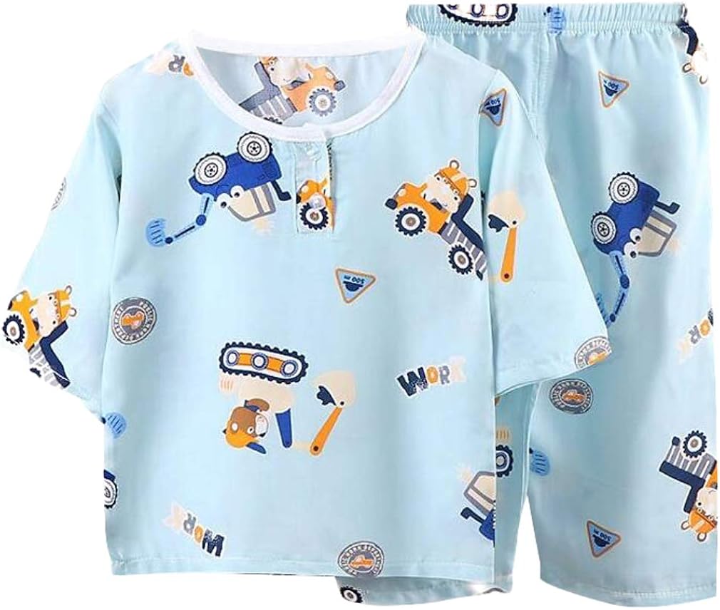 Debaijia Enfant Pyjamas 0 8t Bebe Vetement De Nuit Garcon Loungewear Fille Sleepsuit Nourrisson Coton Ete Cartoon Ensembles Vetements Vetements De Nuit Et Peignoirs Agri Khoramdareh Ir