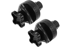 NXIEBFEK Garden Swing Plastic Fittings 2Pcs,Porch Patio Swing Frame Parts,Outdoor Patio Swings Canopy Replacement Plastic Fittings to Attach Canopy Frame to Swings (QQPJ-C)