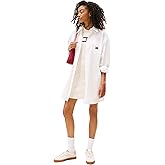 Tommy Jeans Womens Shirt Dress with Flag Logo