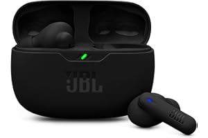 Fone de Ouvido Sem Fio, JBL, Bluetooth, Wave Beam 2, Intra Auricular, Sem Fio, Resistente À Água e Poeira - Preto