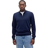 GAP mens Half Zip Mockneck Sweater