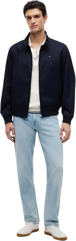 Veste classique Harrington MW0MW43468 pour homme, bleu (Desert Sky), M