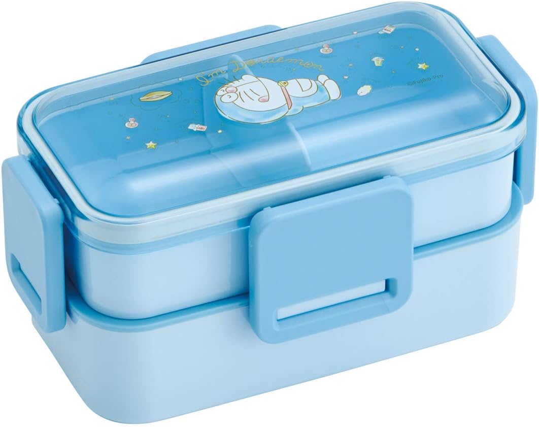 Amazon Co Jp スケーター Ag 抗菌 ふんわり盛れる 2段 弁当箱 600ml サンリオ ドラえもん きらきら パステル 日本製 Pflw4ag ホーム キッチン