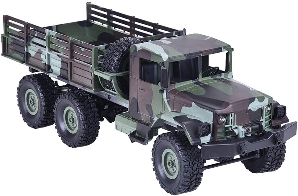 MN-77 RC Military Truck -Radio Control 1/16 All Terrain Remote Control Military Truck 2.4Ghz 4WD RTR Controller Electric RC Off Road Trucks Vehicle Rechargeable Batteries Great Gift for Kids Boys