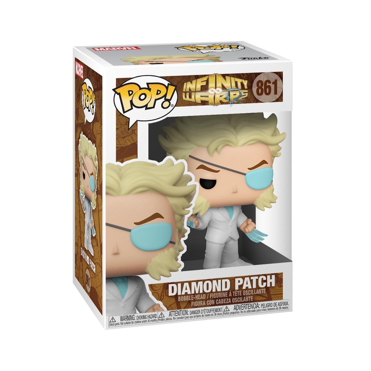 Funko POP! Marvel: Infinity Warps - Diamond Patch - Collectable Vinyl Figure - Gift Idea - Official Merchandise - Toys for Kids & Adults - Comic Books Fans - Model Figure for Collectors and Display