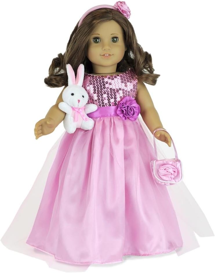 pink sparkly princess dress