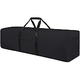 Urbanstand 48 Inch Travel Duffle Bag Extra Large Sport Equipment Duffel Bags with 2-way Lockable Zippers (Black)