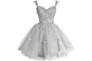 Fanciest Off Shoulder Glitter Tulle Homecoming Dresses for Teens 3D Butterfly Short Prom Dress Sequin Quinceanera Dresses