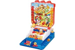 EPOCH Games Super Mario Lucky Coin Game, Tabletop Skill and Action Game for Ages 5+