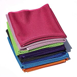 Cooling Towels Ice Towel 30X80 cm Gym Microfibre Towel for Men or Women Ice Cold Towels for Yoga Gym Travel Camping Golf Football & Outdoor Sports (Pink)