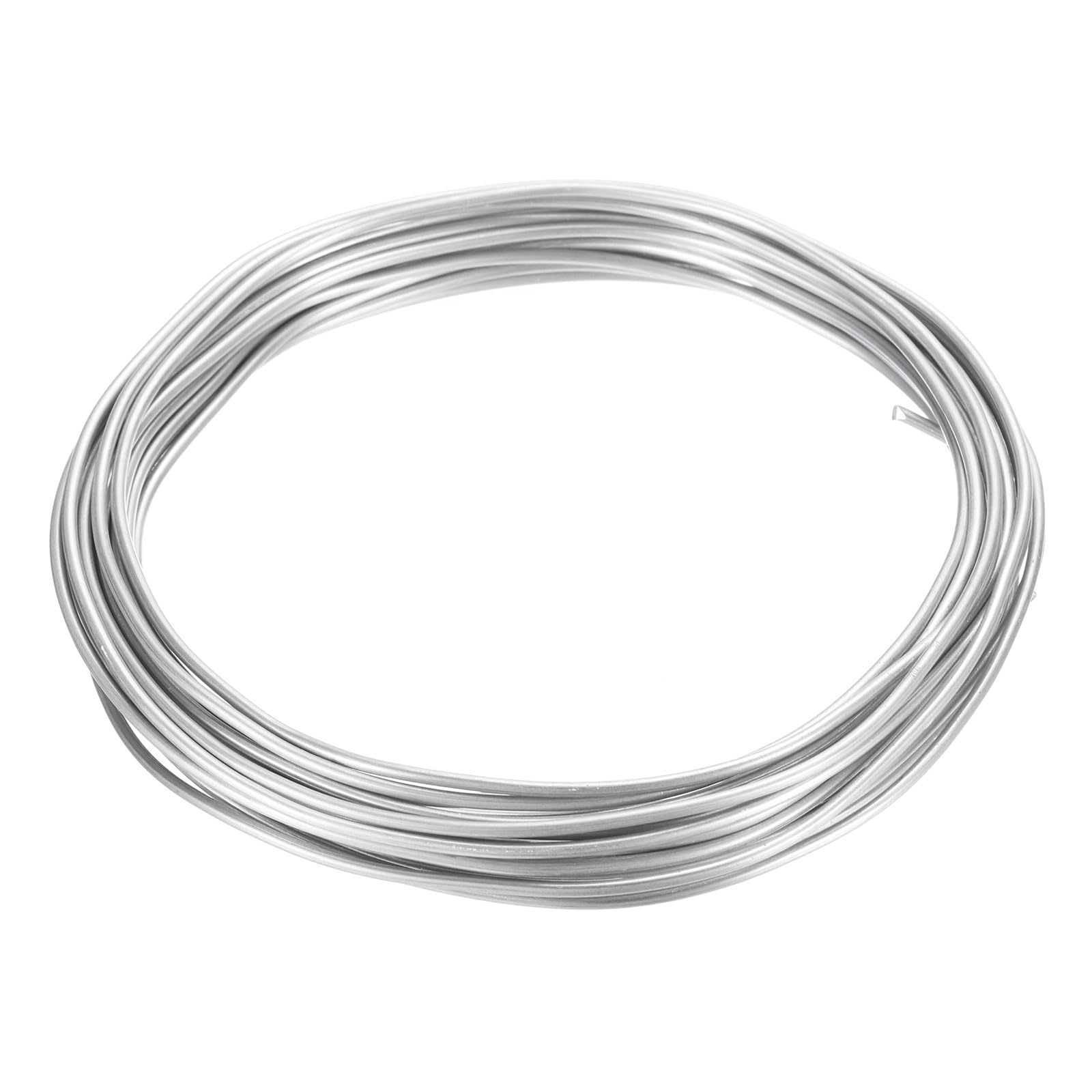 PATIKIL 1.5mm Aluminum Bonsai Training Wire, 5m White, 1 Roll