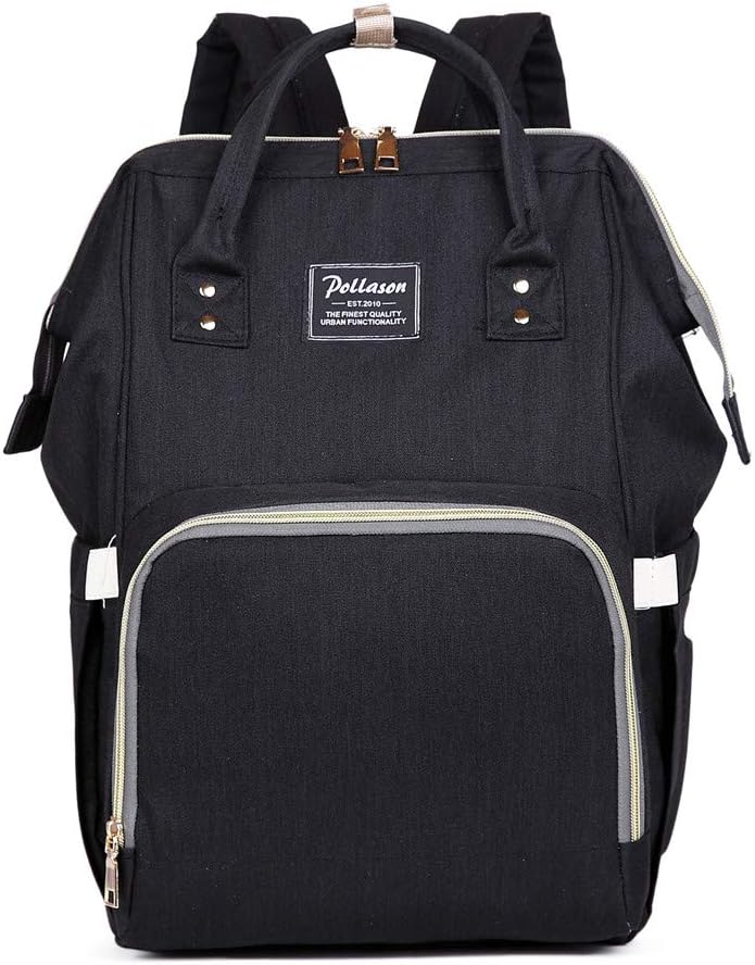 Baby Bag Diaper Backpack Breast Pump Bag with Stroller Straps, Multi-Funtion Waterproof Maternity Bags to Travel with Baby