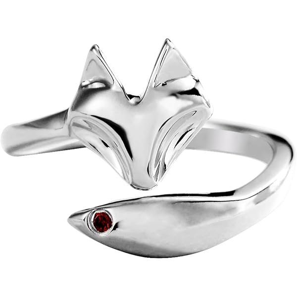 Amazon.com: Jewever S925 Sterling Silver Women Fox Tail Open