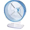 9In Hamster Wheel, Adjustable Chinchilla Wheel, Silent Spinner for Dwarf Syrian Gerbils Mice and Other Small Size Pets (9 Inch, Blue)
