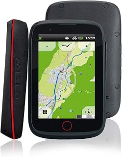 IBEX Tiger EVO Falk Fahrrad,Bike,Wander,Outdoor GPS Navigationsgerät,3,5 Zoll kapazitives Display,45 europäische Länder,Rundkursfunktion,elektronischer Kompass,Geocaching,Fahrradhalterung