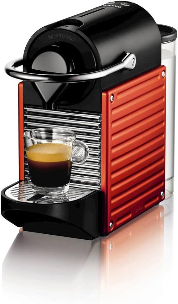 Nespresso Pixie Coffee Machine, Electric Red by Krups Amazon.co.uk