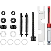 Asvine Vacuum and Piston Fountain Pen Accessories, Repair Parts Kit, O-Rings, Gaskets, Piston Rod, Grease, Feeds, Wrench