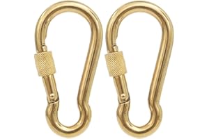PROND Locking Carabiners, Heavy Duty Carabiner, 316 Stainless Steel Screw Lock Carabiner Hooks