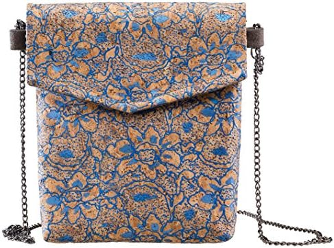 Jozoxon Shouders Cross Body Bag Cork Suede (blue)