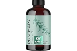 MAPLE HOLISTICS Pure Rosemary Essential Oil for Aromatherapy - Pure Rosemary Oil for Hair Skin and Nails - Refreshing Rosemary Essential Oil for Diffusers Plus Dry Scalp Treatment and Hair Oil for Shine
