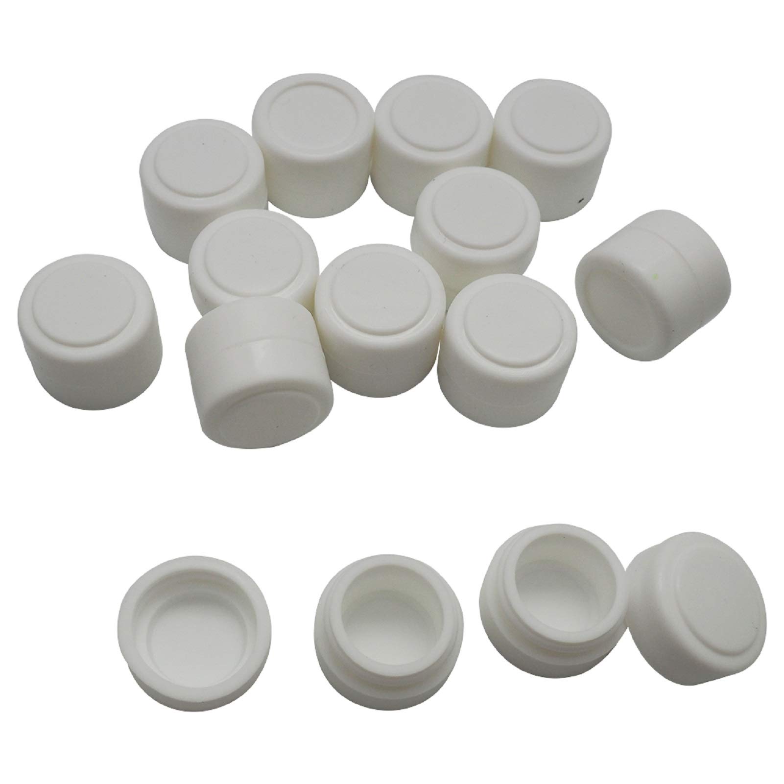 Gentcy Silicone 2ml White 50pcs Silicone Containers