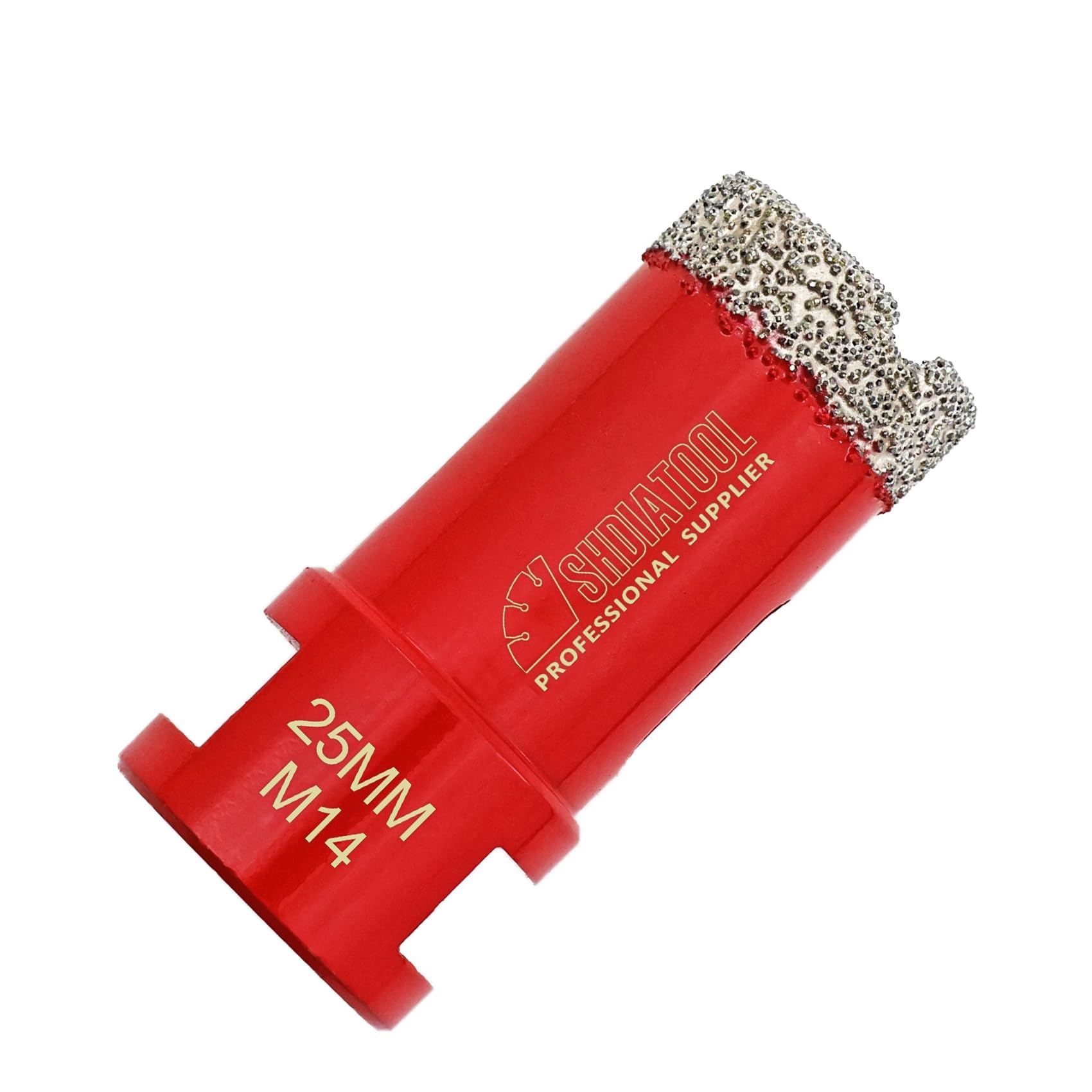 SHDIATOOL Dry Diamond Drill Core Bit Diameter 25mm Vacuum Brazed Drilling Porcelain Tile Granite Marble