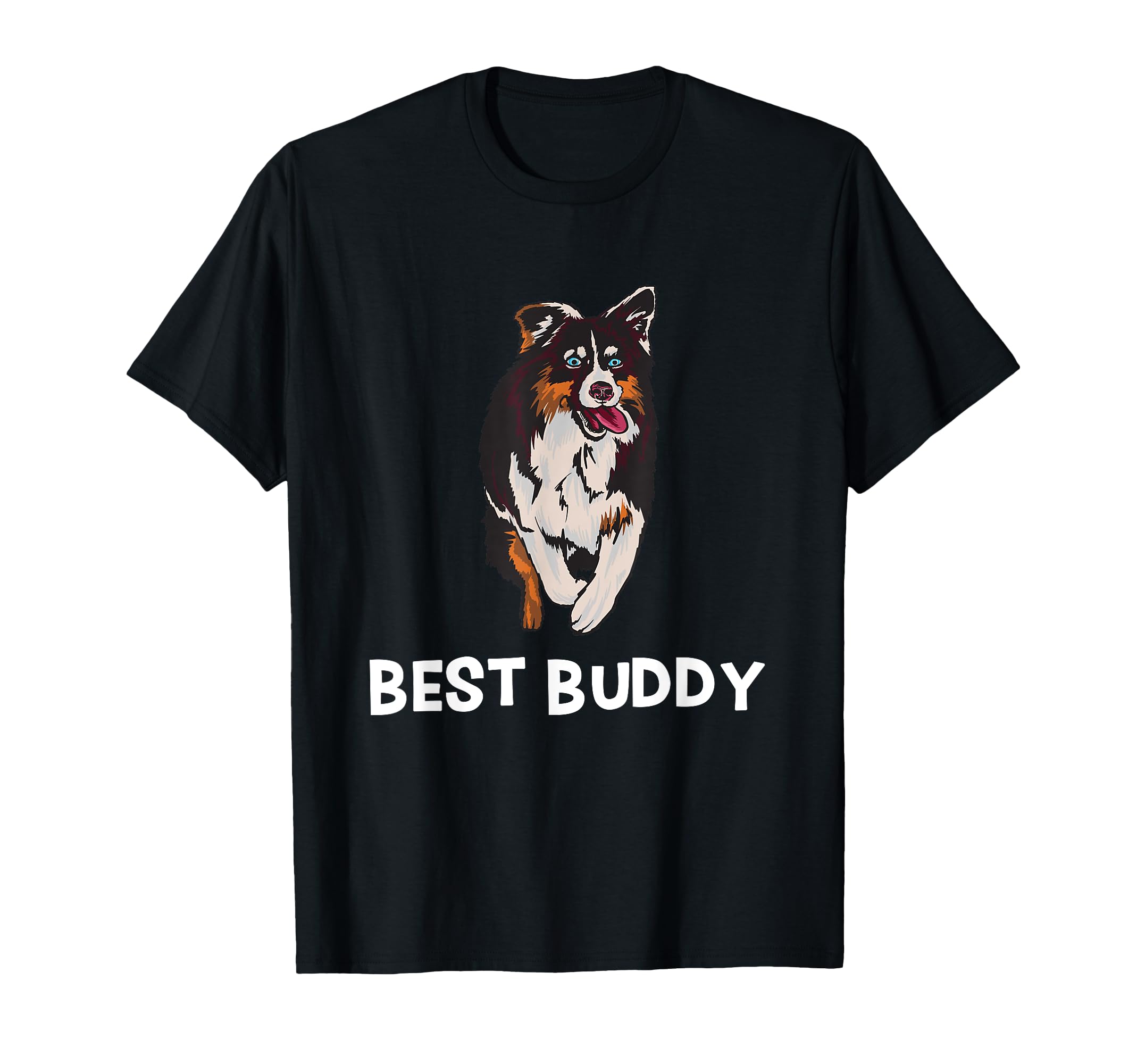 Best Buddy Australian Shepherd Dog Design Aussie T-Shirt