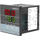 YWBL-WH MC701 Digital PID Temperature Controller with K Type | PT100 Sensor Input and Relay SSR Output, Short Shell Design, Only 85mm Depth, Easy to Mount and Use