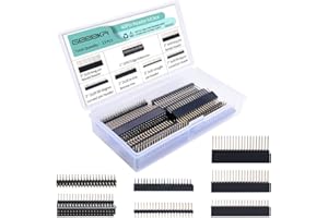 GeeekPi 2x20 40 Pin Stacking Female Header Kit for Raspberry Pi 4B/3B+/3B/2B/B+/A+/Zero/Zero W(2)/Jetson Nano/Tinker Board(7 Specifications)(13Pcs in Total)