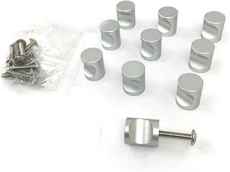 Amazon Co Jp Angelicate 取っ手 シルバー 家具 収納 木箱 キャビネット つまみ Diy 工具 10個 セット 選べるサイズ 小サイズ 直径16 ホーム キッチン