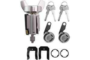 Ignition Switch Door Lock Cylinder Fit for Ford Bronco F-150 F-250 F-350 1980-1991,Ranger 1983-1992 Bronco II 1984-1990,E-150