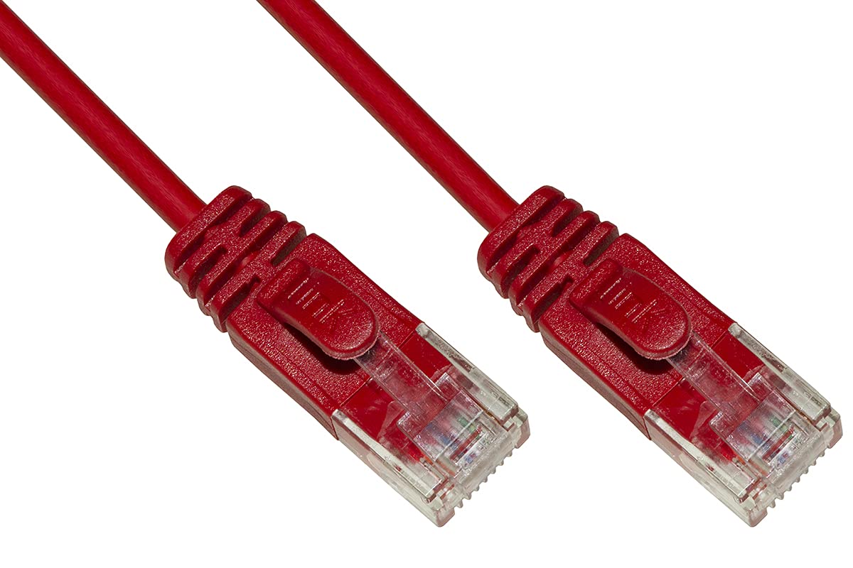 LINK - Network Cable Category 6 Unshielded UTP Colour Red HALOGENFREE MT 3 SLIM