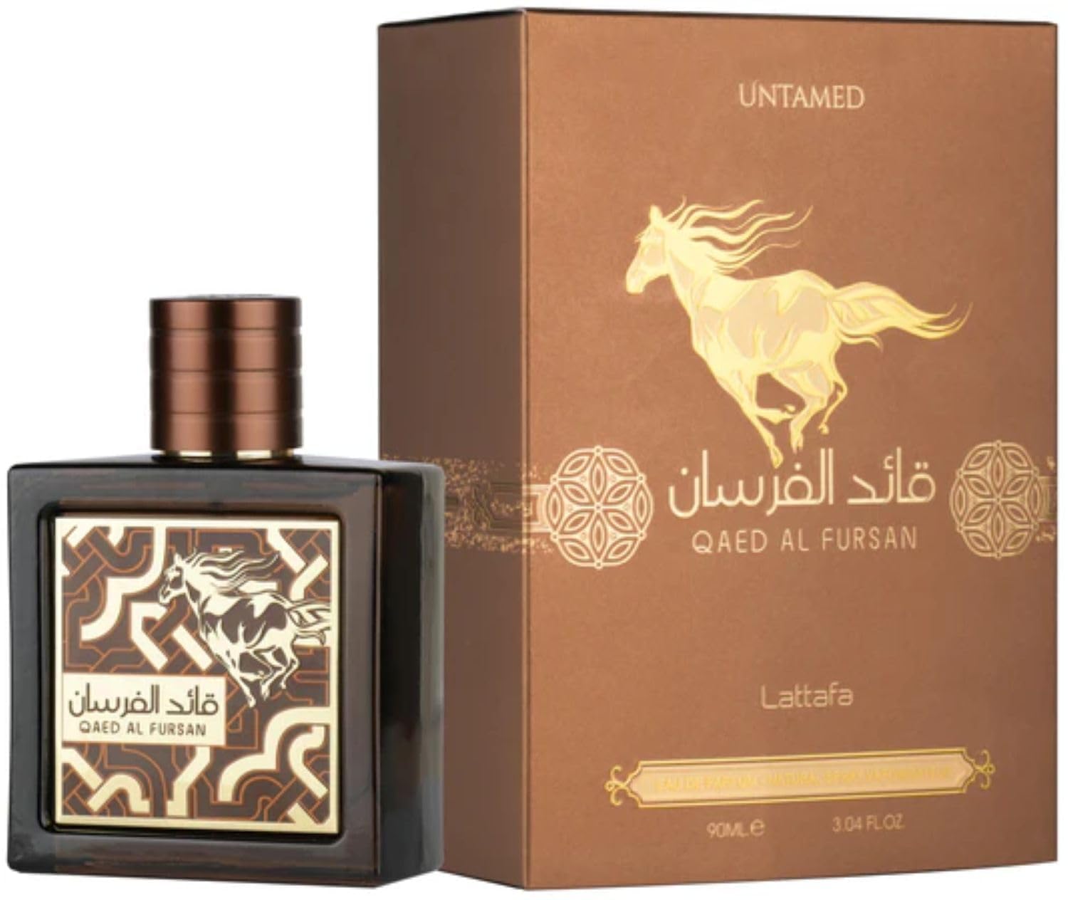 Lattafa Qaed Al Fursan Untamed - süß, warm und würzig, Amber, Aromatic, Eau de Parfum, langhaarend, Uni, 90 ml 2