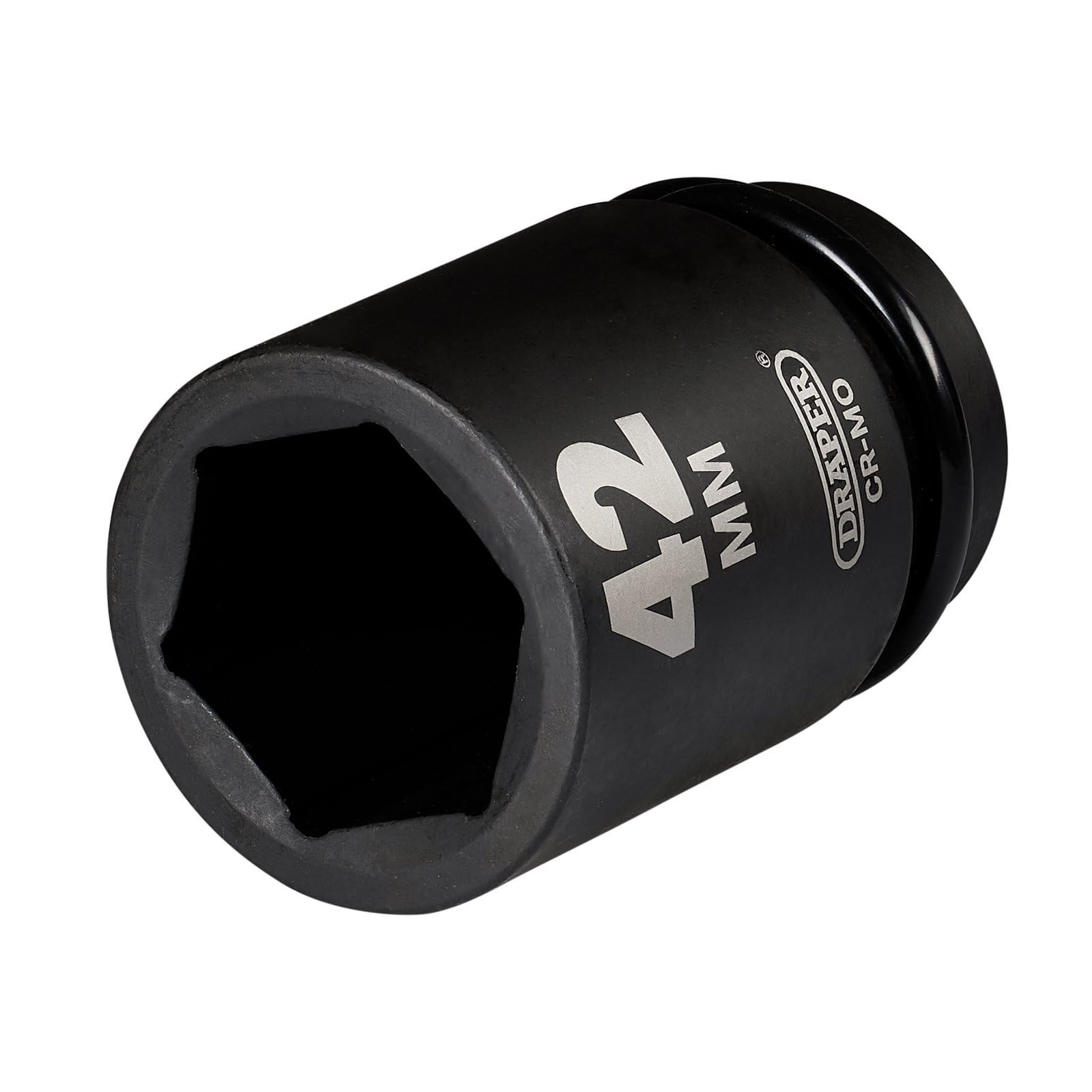 Draper HI-TORQ Deep Impact Socket, 1" Square Drive, 42mm - 08513-6-Point CR-MO Steel