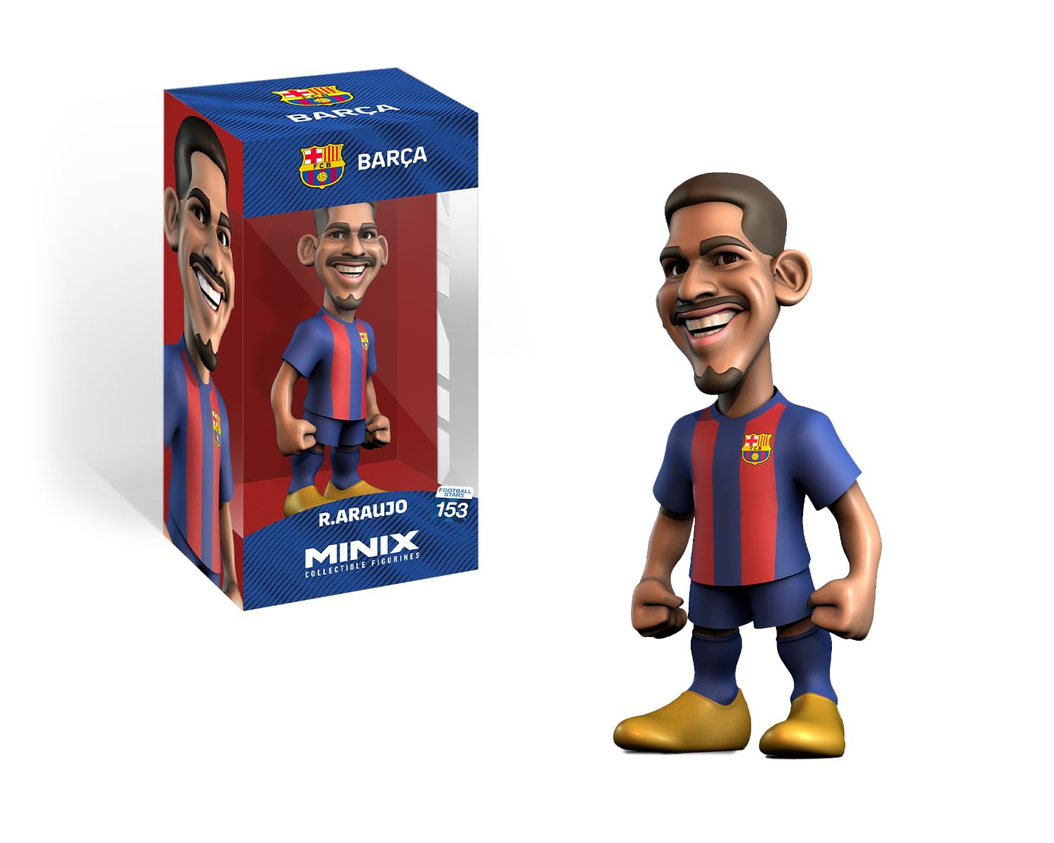 MINIX - FC Barcelona - Araujo 4#153 - Collectible Figure 12 cm