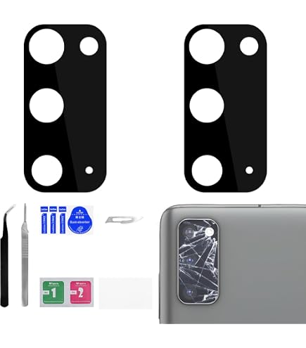 Eaglewireless 2 Pack Back Rear Camera Glass Lens Replacement Parts Accessories For