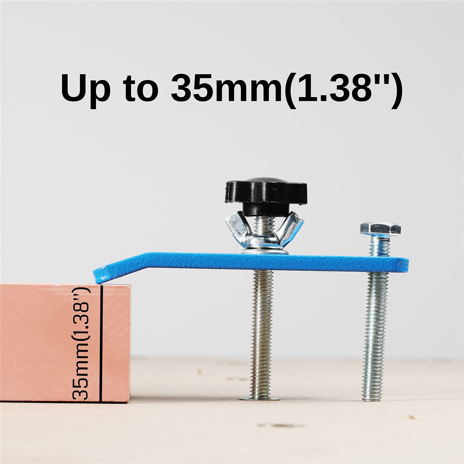 Genmitsu 4 Pack Hold Down Clamp Kit, CNC Router Clamp for Woodworking and Metalworking, 3-7/20''L x 4/5'' W x 2-7/10''H, Compatible with 4040-PRO/MAX/Reno, 3030-PROVer Max, PROVerXL 4030 V2/6050 Plus