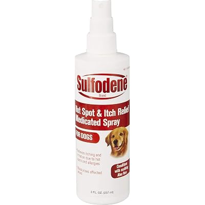 Medicated Hot Spot &amp; Itch Relief Spray for Dogs, 8 oz by Sulfodene