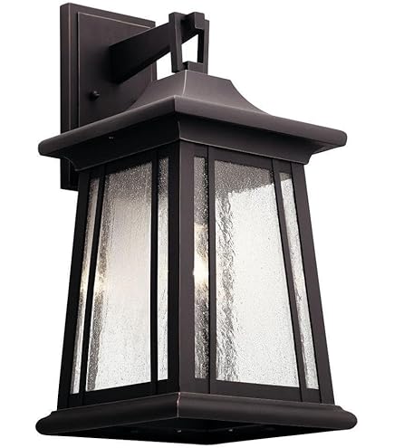 Kichler 49908RZ Taden Outdoor Wall Sconce, 1-Light 75 Watts