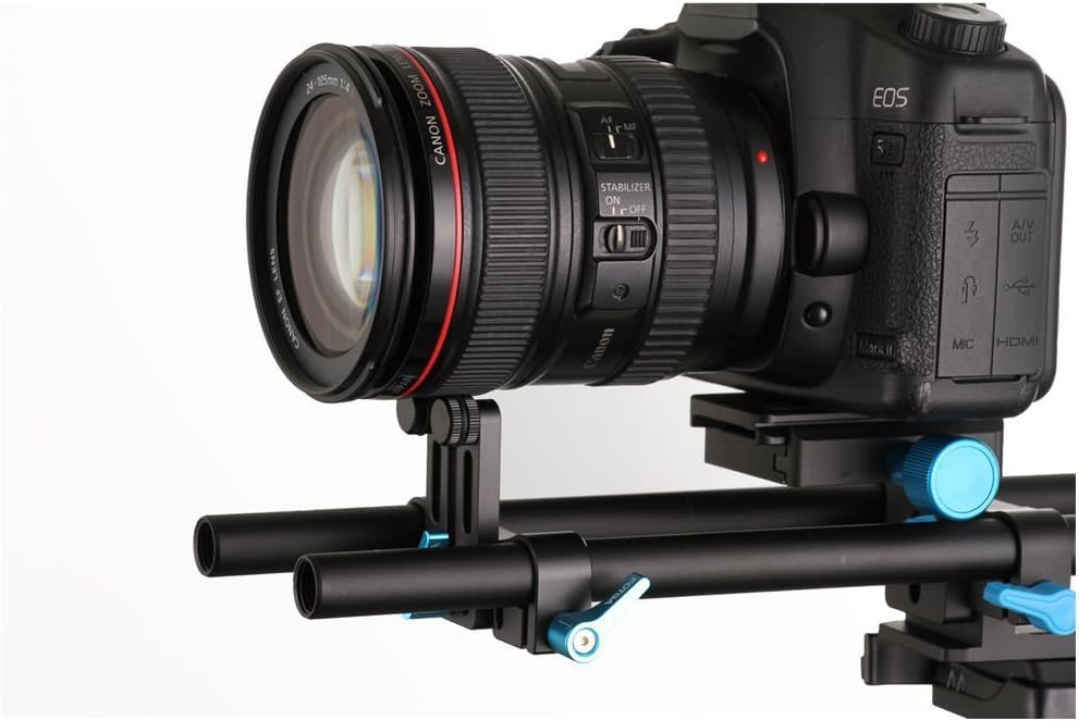 FOTGA DP500 Schiene III Universal Lens Support mit 15 mm Schiene Rod Clamp Halterung für Follow Focus DSLR-Kameras Camcorder - Image 4
