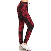 Leggings Depot Women's Jogger Track Cuff Sweatpants with Pockets for Yoga, Workout
