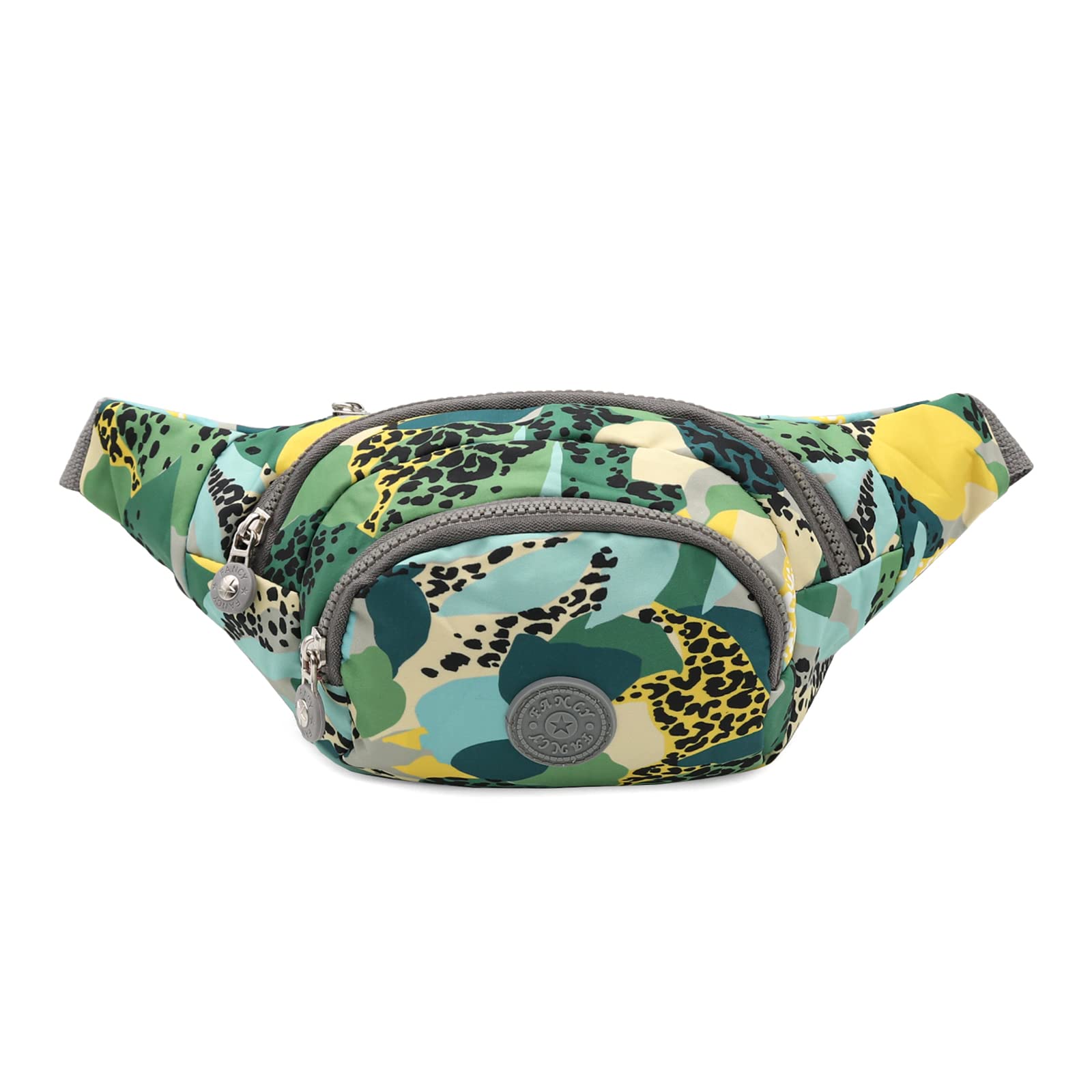 Bum Bag Waist Fanny Pack - Long Keeper Large Fashion Bumbag for Women Men, 4 Pockets Adjustable Waist Bag for Running Hiking Dog Walking Outdoor