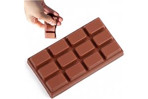 Chocolate Squish Toys, Realistic Food Squish Slow Rising Fidget Toys Stress Relief Squeeze for Adults & Kids, 5.5x1.6 Inch