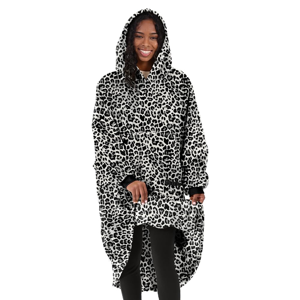 THE COMFY Dream | Lightweight Microfiber Fleece Wearable Blanket, Oversized Design with Hood from Shark Tank, Soft Oversized Pocket Blanket, Warm and Cozy Gifts Image