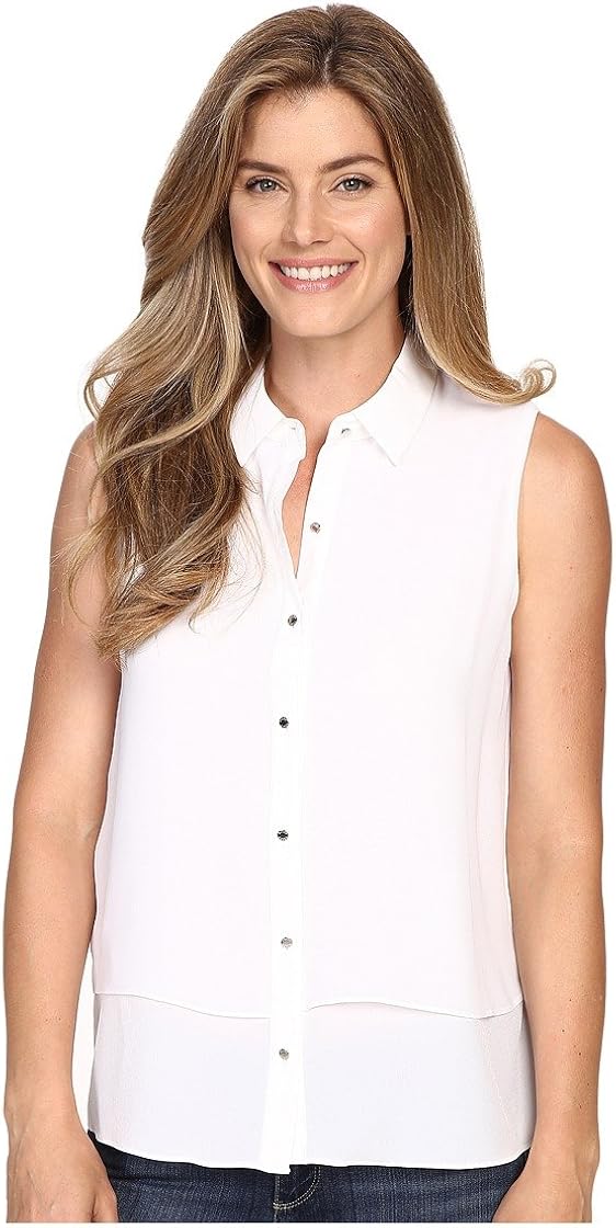 ellen tracy sleeveless blouse