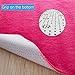 PAGISOFE Ultra Soft Area Rugs Girls Kids Bedroom Carpet Nursery Decor Living Room Rug Floor Mat 4' x 5.3', Fuzzy Rugs for Kids Baby, Soft Rugs for Nursery, Dorm Shag Rugs for Girls Boys, Hot Pink