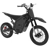 Electric Dirt Bike for Teens Adults, 4500W Peak 45 MPH 14"/12" Tires | Electric Motorcycle, 48V 20AH Removable Battery, 40Mile Range, Hydraulic Brakes, Full Suspension Off Road
