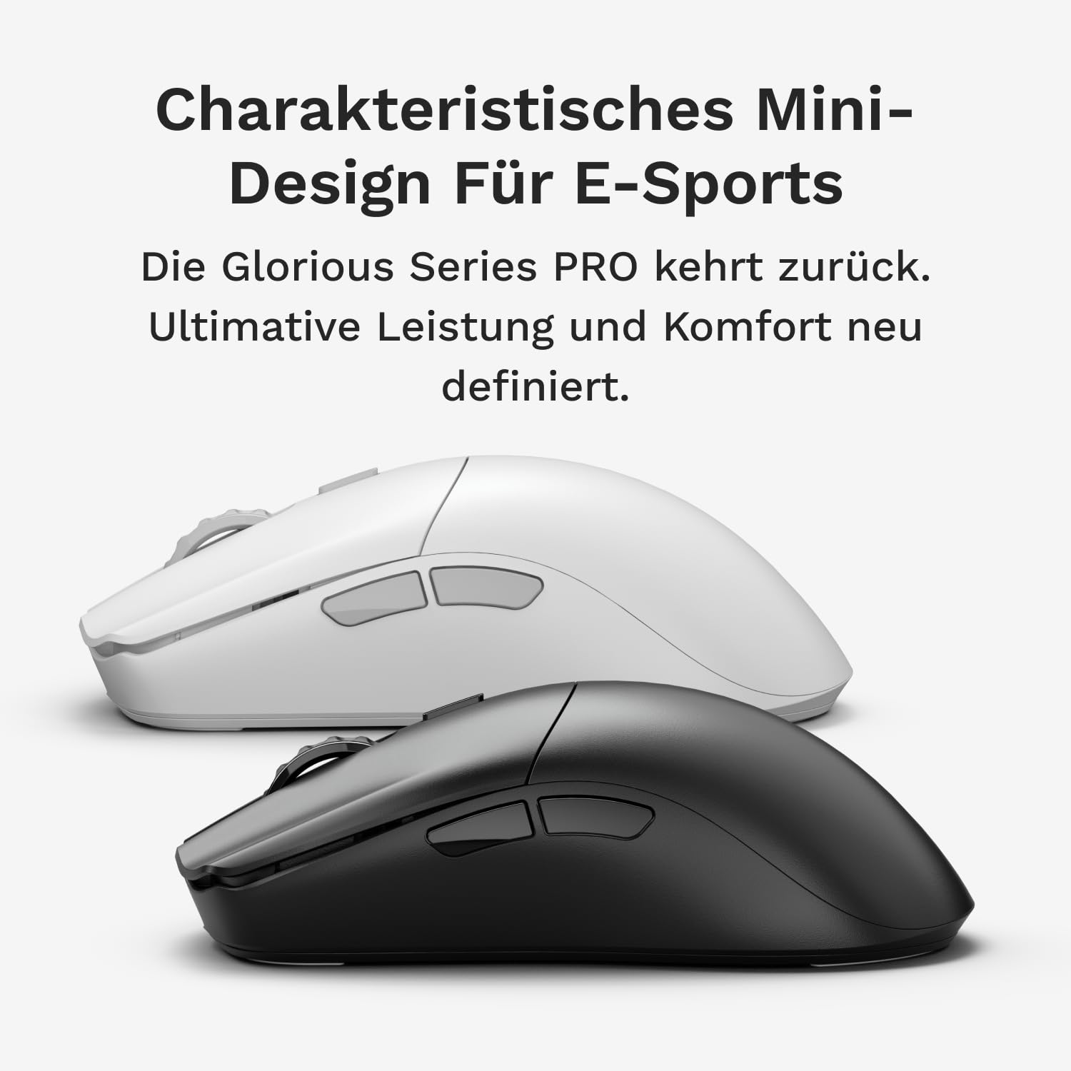GLORIOUS Series 2 PRO Kabellose Gaming-Maus, 55g, 8K-Abrufrate, in Weiß 2